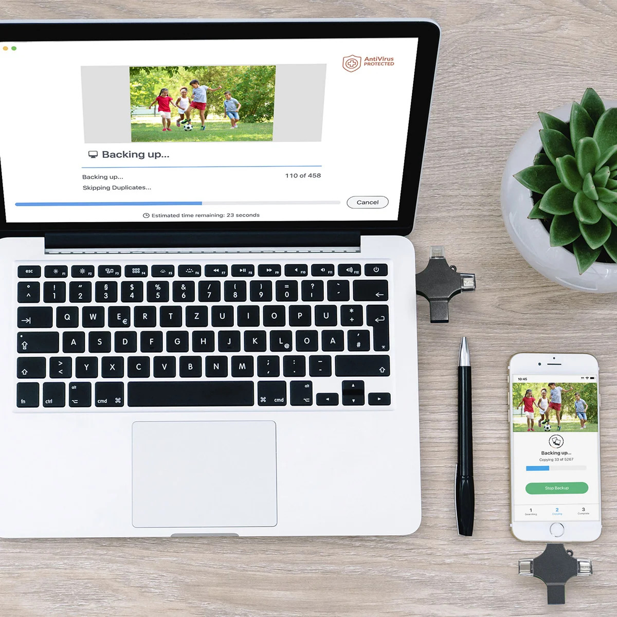 Portable Smartphone Photo Vault